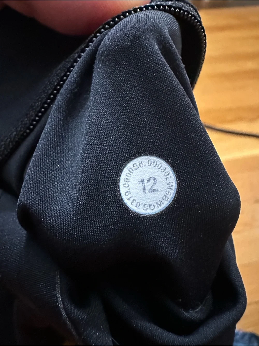 Lululemon Run to Reset Tight Size 12 Black / Frozen Island Multi